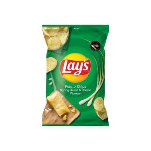Lay's Spring Onion & Cheese Flavoured Potato Chips 120g