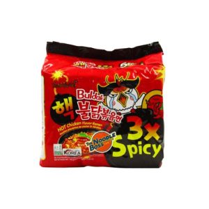 Samyang 3X Spicy Hot Chicken Flavored Noodles 5 Pack